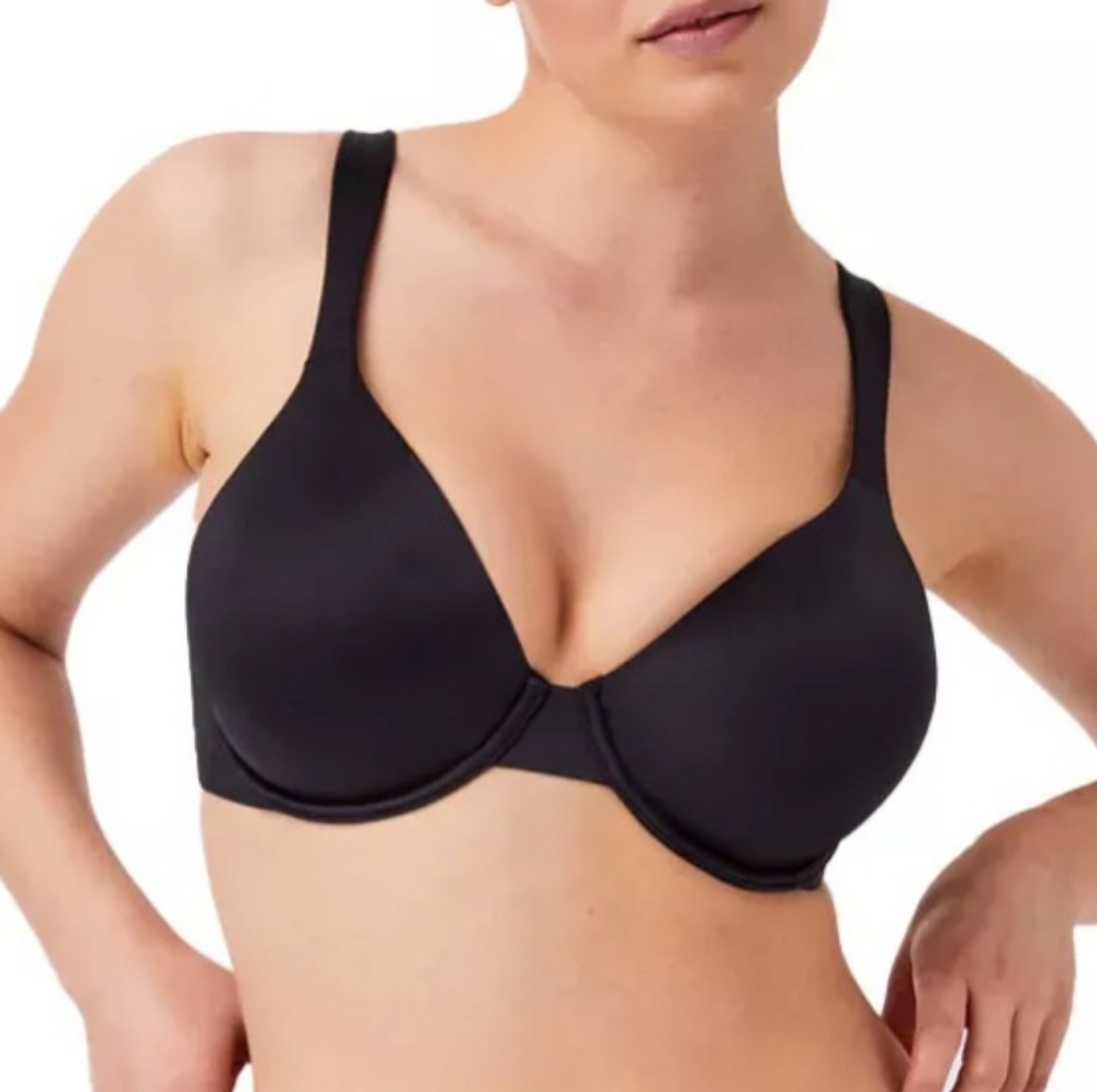 SPANX SATIN UNLINED FULL COVERAGE BRA SIZE 32DD